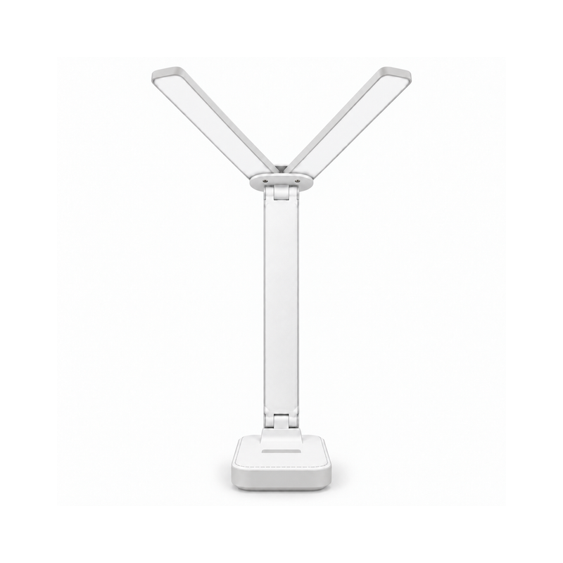 Lampe de bureau enfant pliable rechargeable à double barre LED