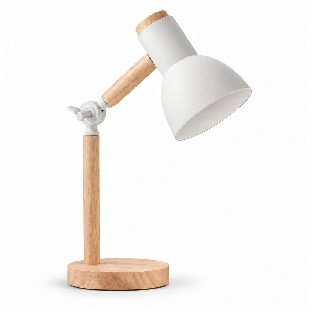 Lampe de bureau enfant scandinave en bois