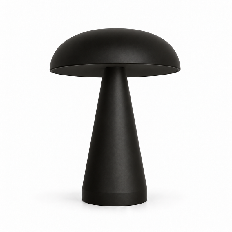 Lampe de bureau sans fil champignon rétro en métal
