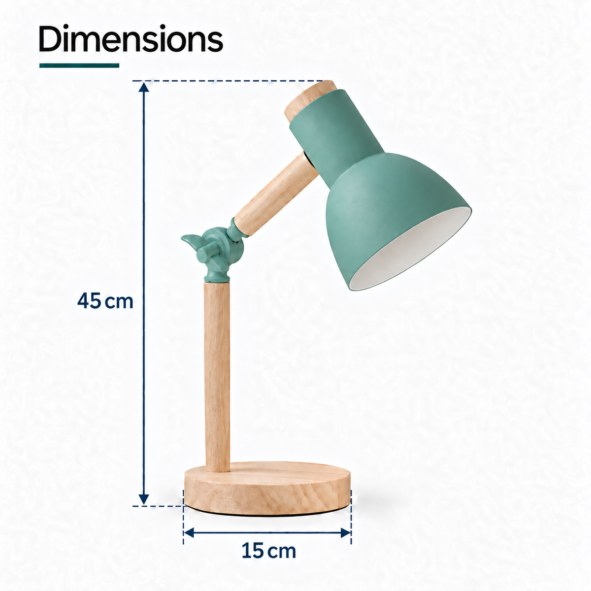 Lampe de bureau enfant scandinave en bois