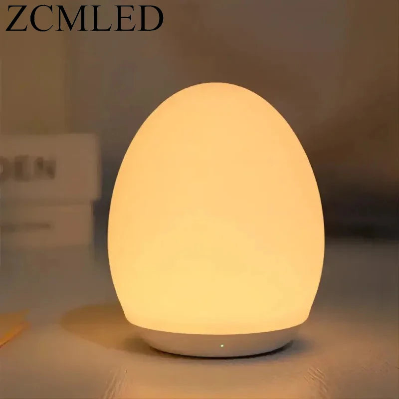 Lampe de bureau enfant œuf rechargeable, plusieurs couleurs
