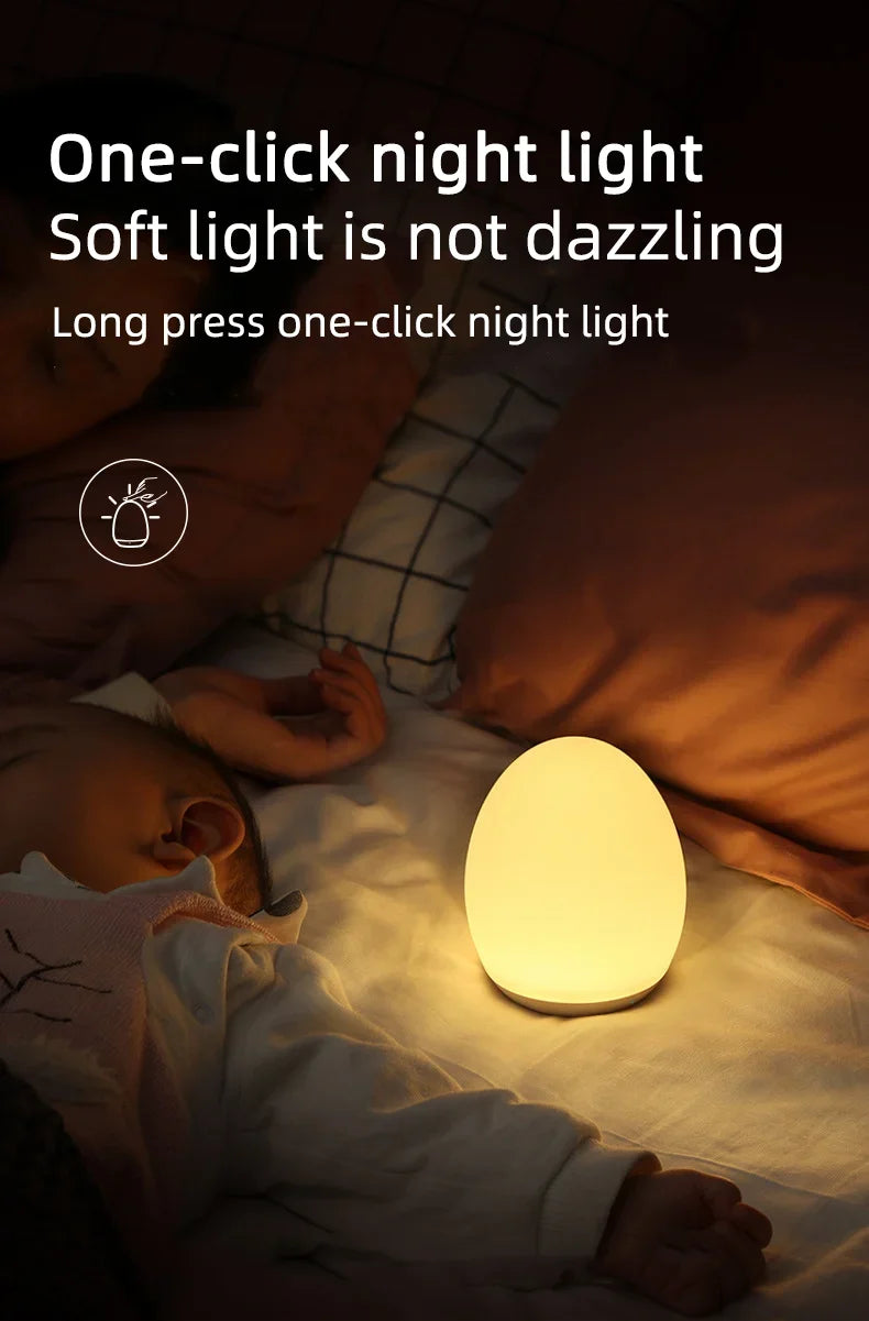 Lampe de bureau enfant œuf rechargeable, plusieurs couleurs