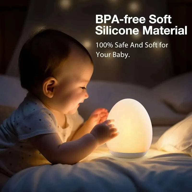 Lampe de bureau enfant œuf rechargeable, plusieurs couleurs