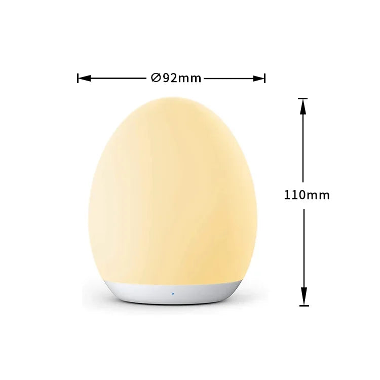 Lampe de bureau enfant œuf rechargeable, plusieurs couleurs