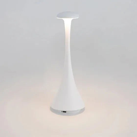 Lampe de bureau sans fil champignon rechargeable à commande tactile