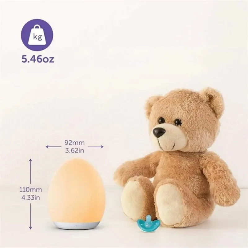 Lampe de bureau enfant œuf rechargeable, plusieurs couleurs
